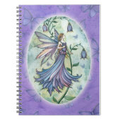 Morning Blue Blume Fee Notebook Notizblock (Vorderseite)