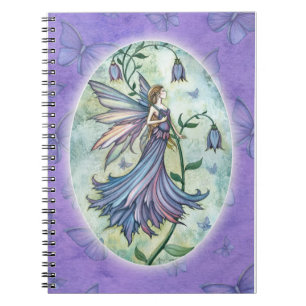 Morning Blue Blume Fee Notebook Notizblock