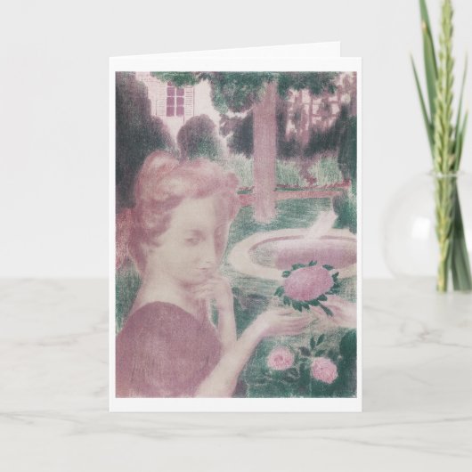 Morning Bouquet, Maurice Denis Karte (Vorderseite)