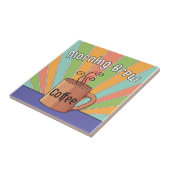 Morning Brew-Kaffee Fliese (Seite)