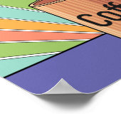 Morning Brew-Kaffee Poster (Ecke)