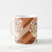Morning Caffeine Kawaii Chibi Koala Coffee Mug Kaffeetasse (Vorderseite Links)