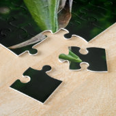 Morning Calm: Blush Petals in Gentle Focus Puzzle (Seite)