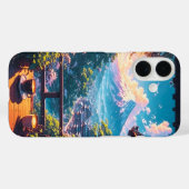 Morning Calm over Fuji Case-Mate iPhone Hülle (Rückseite (Horizontal))