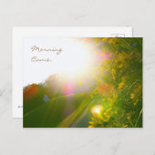 Morning Came Postkarte (Vorne/Hinten)