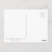 Morning Came Postkarte (Rückseite)