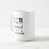 Morning Cattitude Cat Lovers Gift Tasse (Vorderseite Links)