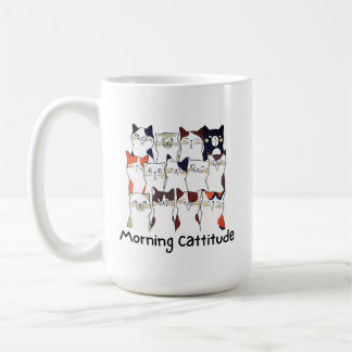 Morning Cattitude Cat Lovers Gift Tasse