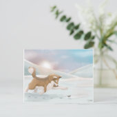 Morning Chase Postkarte (Stehend Vorderseite)