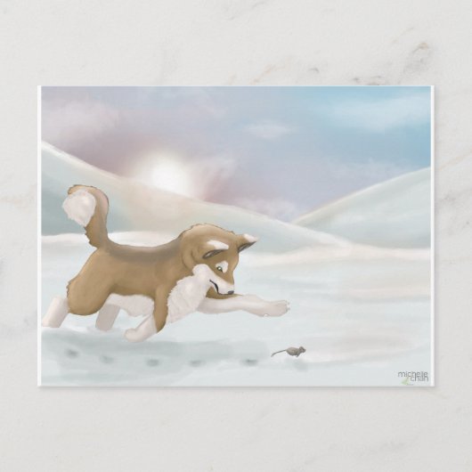 Morning Chase Postkarte (Vorderseite)