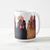 "Morning Chicken" Crew  Kaffeetasse (VorderseiteRechts)