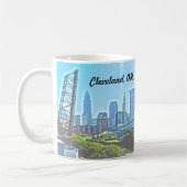Morning Cleveland Ohio Tasse (Links)