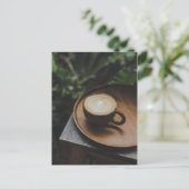 Morning Coffee Beverage Caffeine Postcard Postkarte (Stehend Vorderseite)