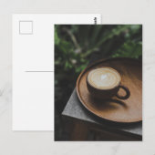 Morning Coffee Beverage Caffeine Postcard Postkarte (Vorne/Hinten)