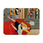 Morning Coffee Break Magnet (Horizontal)