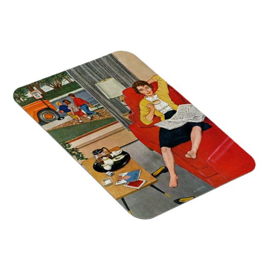 Morning Coffee Break Magnet (Rechte Seite)