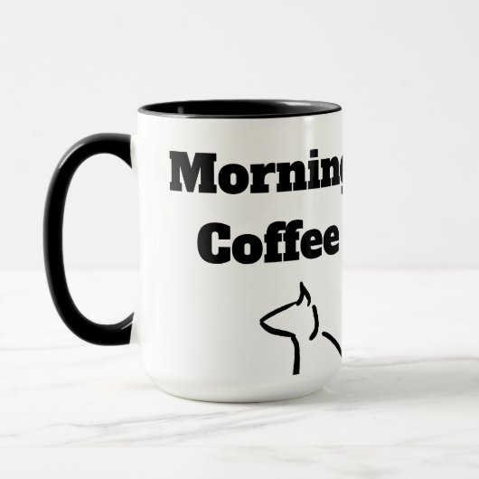 Morning Coffee Cat  Tasse (Links)