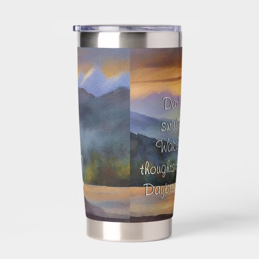 Morning Coffee Haiku Thermobecher (Rechts)