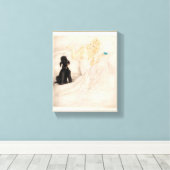 Morning Cup von Louis Icart Leinwanddruck (Insitu (Holzboden))