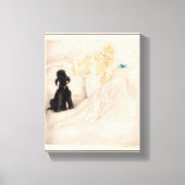 Morning Cup von Louis Icart Leinwanddruck (Vorderseite)