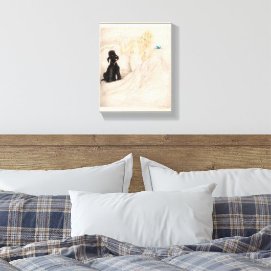 Morning Cup von Louis Icart Leinwanddruck (Insitu (Schlafzimmer))