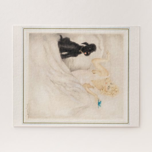 Morning Cup von Louis Icart Puzzle (Horizontal)