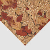 Morning Dew Autumn Leaves Seidenpapier (Ausschnitt)