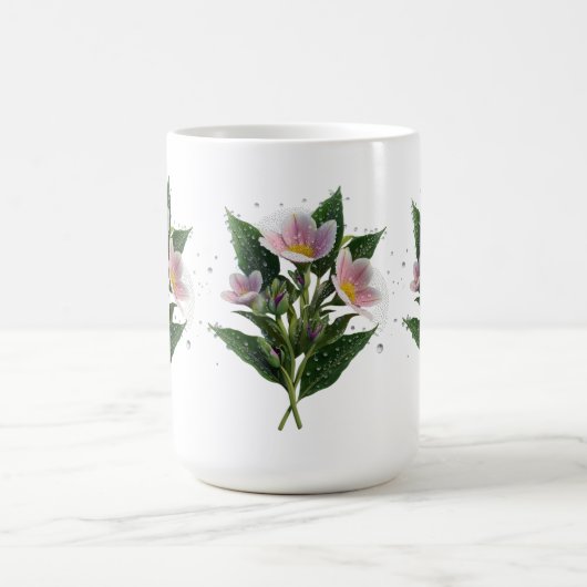 Morning Dew Blossom Morphing Tasse 15 oz - Blumens (Zentrum)