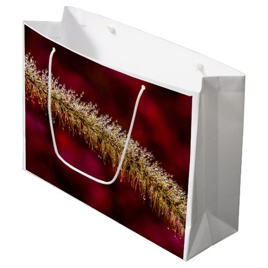 Morning Dew Große Geschenktüte (Vorderseite Schrägansicht)