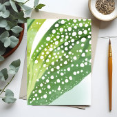 Morning Dew | Moderne botanische Wasserfarbe Postkarte
