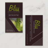 Morning Dew Stilvoll mit Foto-Vorlage Business Visitenkarte (Vorne/Hinten)