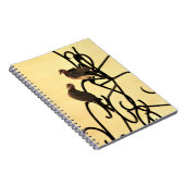 Morning Doves Notebook Notizblock (Rechte Seite)