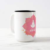 "Morning Elixir: Aufstieg und Sip-Tasse" Zweifarbige Tasse (Vorderseite Links)