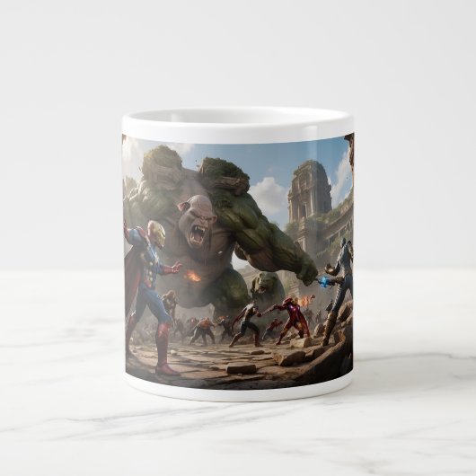 "Morning Elixir: [SAM_SAMI] Classic Coffee Tasse" Jumbo-Tasse (Vorderseite)