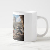 "Morning Elixir: [SAM_SAMI] Classic Coffee Tasse" Jumbo-Tasse (Rechts)