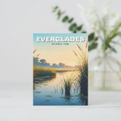 Morning Everglades Nationalpark Florida Postkarte (Stehend Vorderseite)