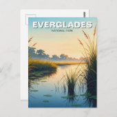 Morning Everglades Nationalpark Florida Postkarte (Vorne/Hinten)