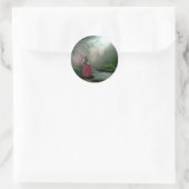 Morning Fairy Runder Aufkleber (Tasche)