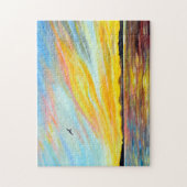 Morning Ferry View Malerei Puzzle (Vertikal)