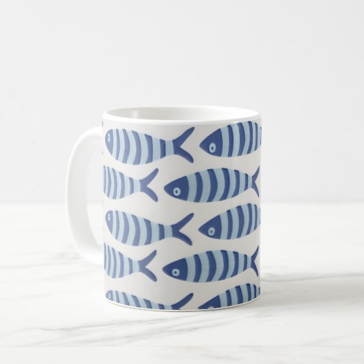Morning Fishing Coffee Mug Kaffeetasse (Vorderseite Links)