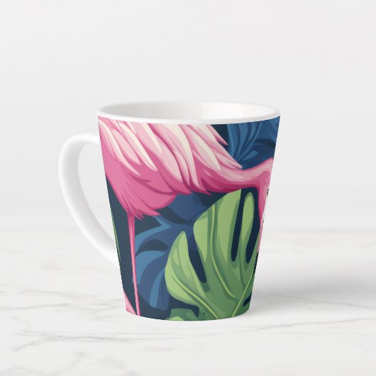 Morning Flamingo Coffee Tasse (Linke Ecke)