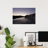 Morning Fog am Jackson River bei Grand Teton Poster (Heimbüro)