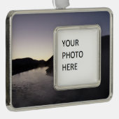 Morning Fog am Jackson River bei Grand Teton Rahmen-Ornament Silber (Rechts)