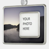 Morning Fog am Jackson River bei Grand Teton Rahmen-Ornament Silber (Links)