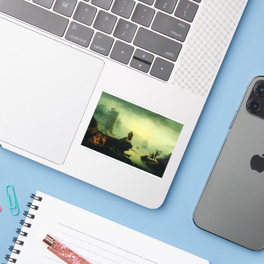 Morning Fog at sea by Joseph Vernet Aufkleber (Laptop mit iPhone)