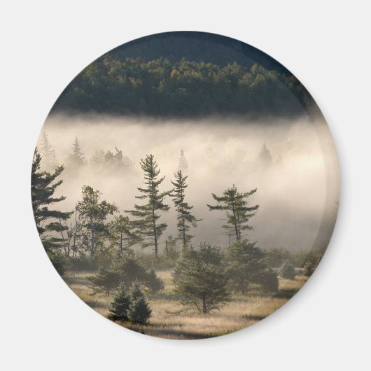 Morning Fog in den Adirondacks Magnet (Vorne)