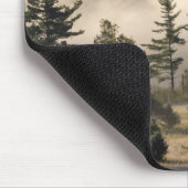 Morning Fog in den Adirondacks Mousepad (Ecke)