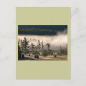 Morning Fog in den Adirondacks Postkarte (Vorderseite)