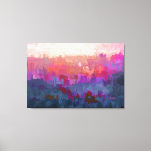 MORNING FOG LEINWANDDRUCK (Vorderseite)