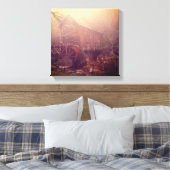 Morning Fog Leinwanddruck (Insitu (Schlafzimmer))